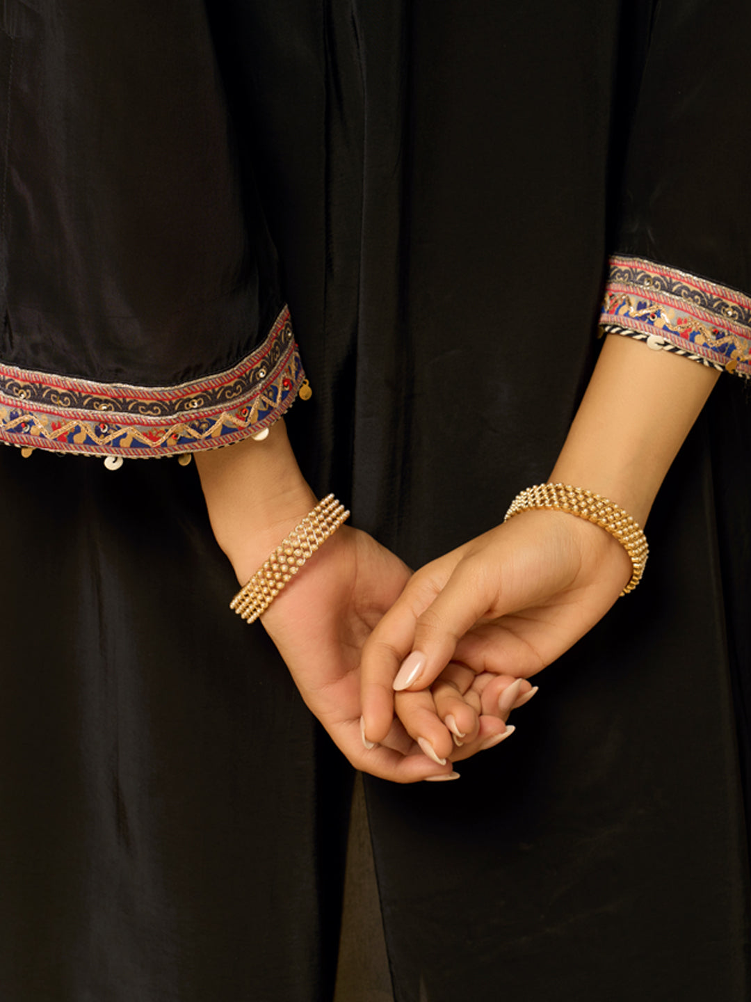 Bhoomi Co-ord Set - Black