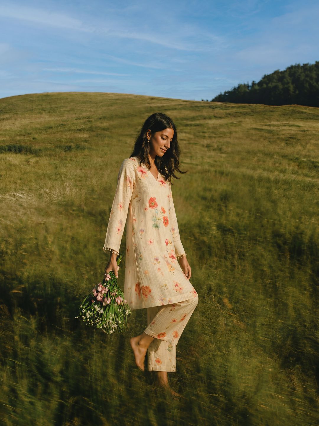 Phool Baag Co-ord Set-Ivory