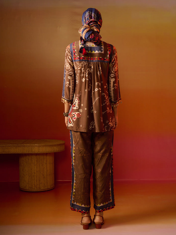 Sade Co-ord Set - Brown