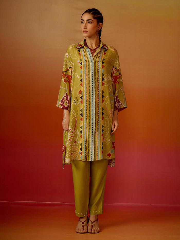 Adana Green Co-ord Set | Shop Saundh
