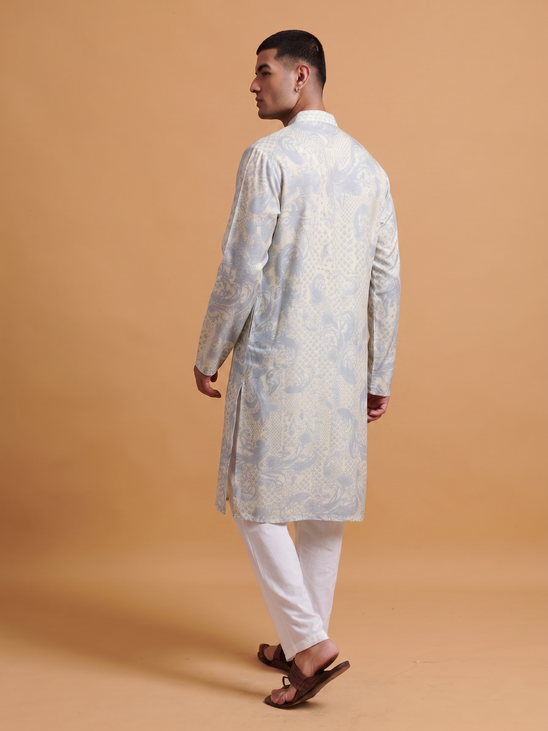 Utsav Kurta - Skyblue