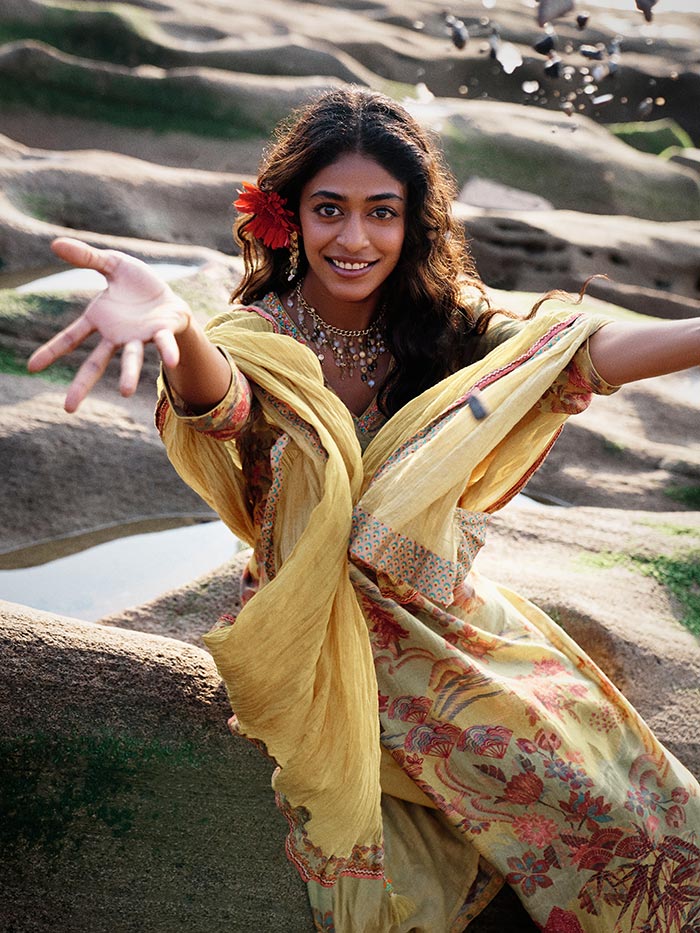 Imara Kurta Set - Olive