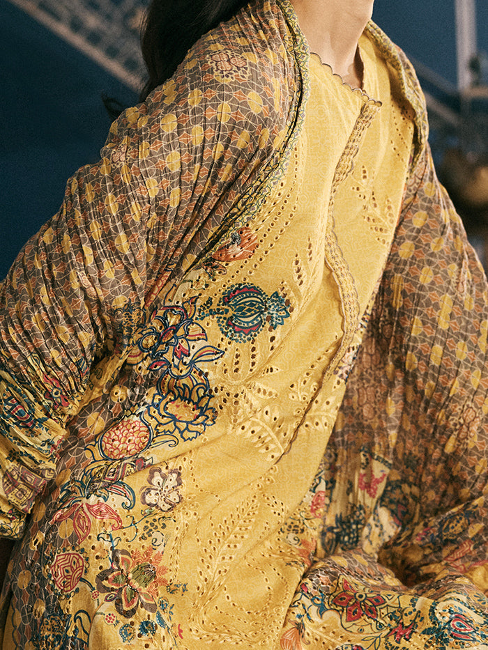 Kiran Kurta Set - Yellow