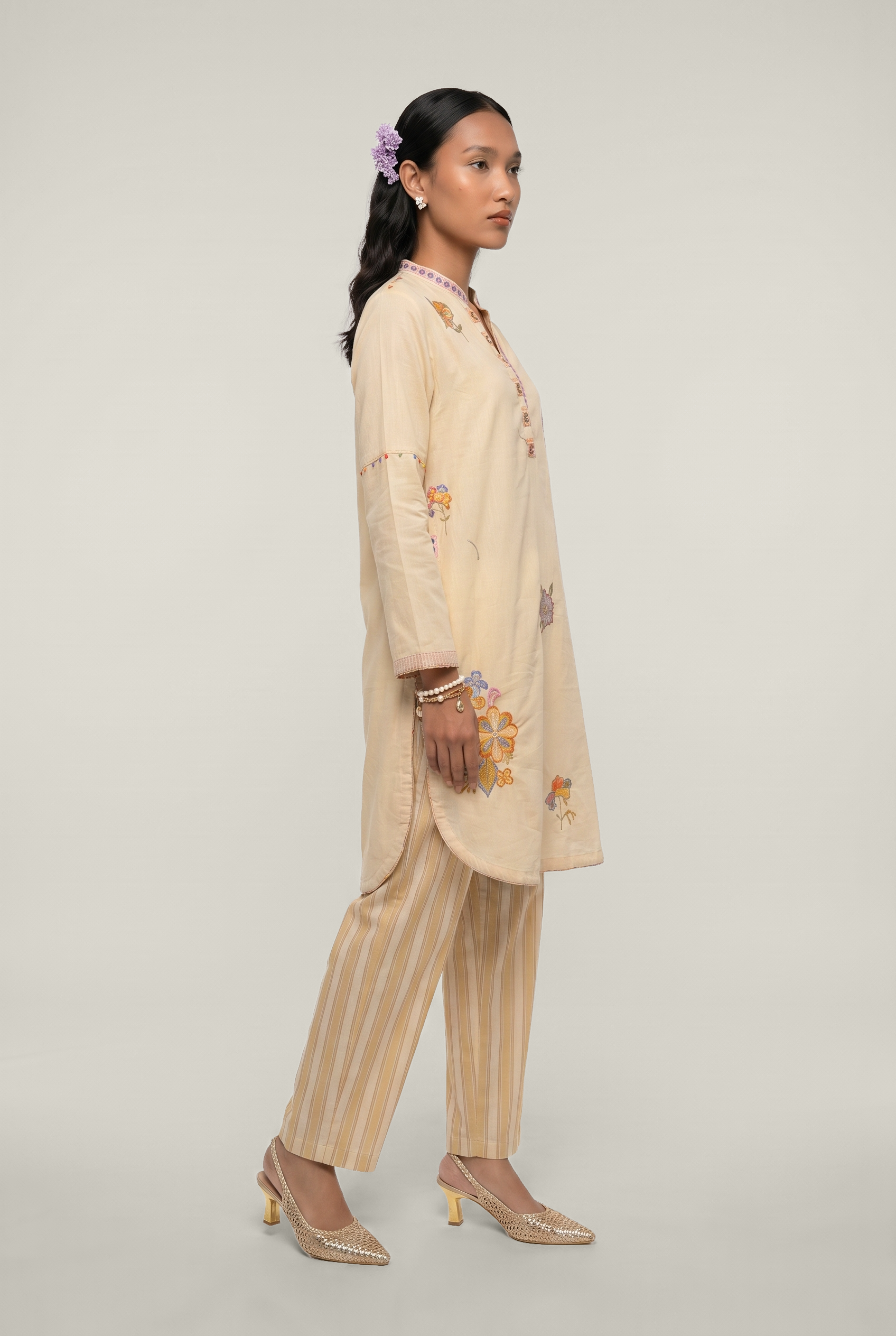 Daisy co-ord set- White