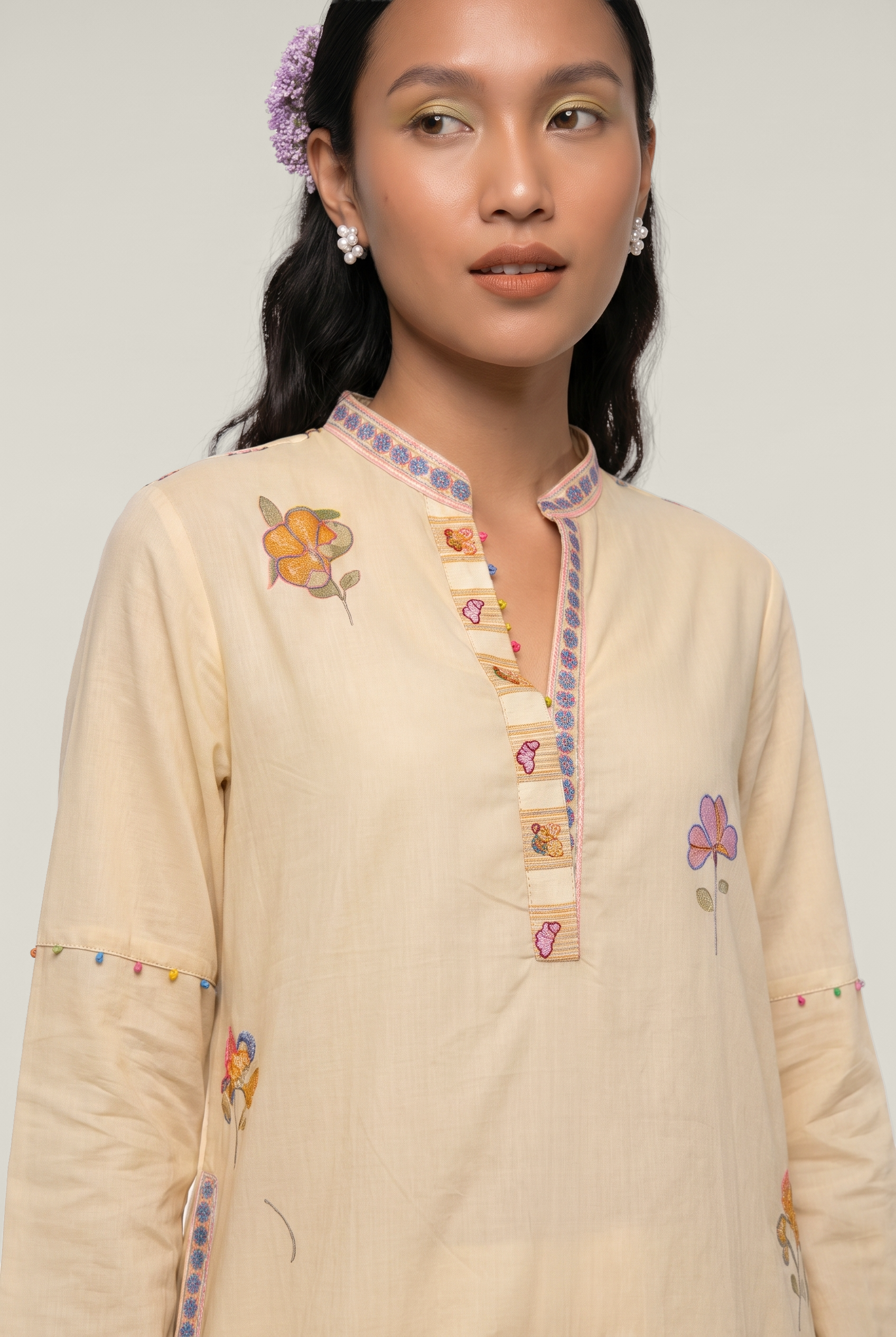 Daisy co-ord set- White