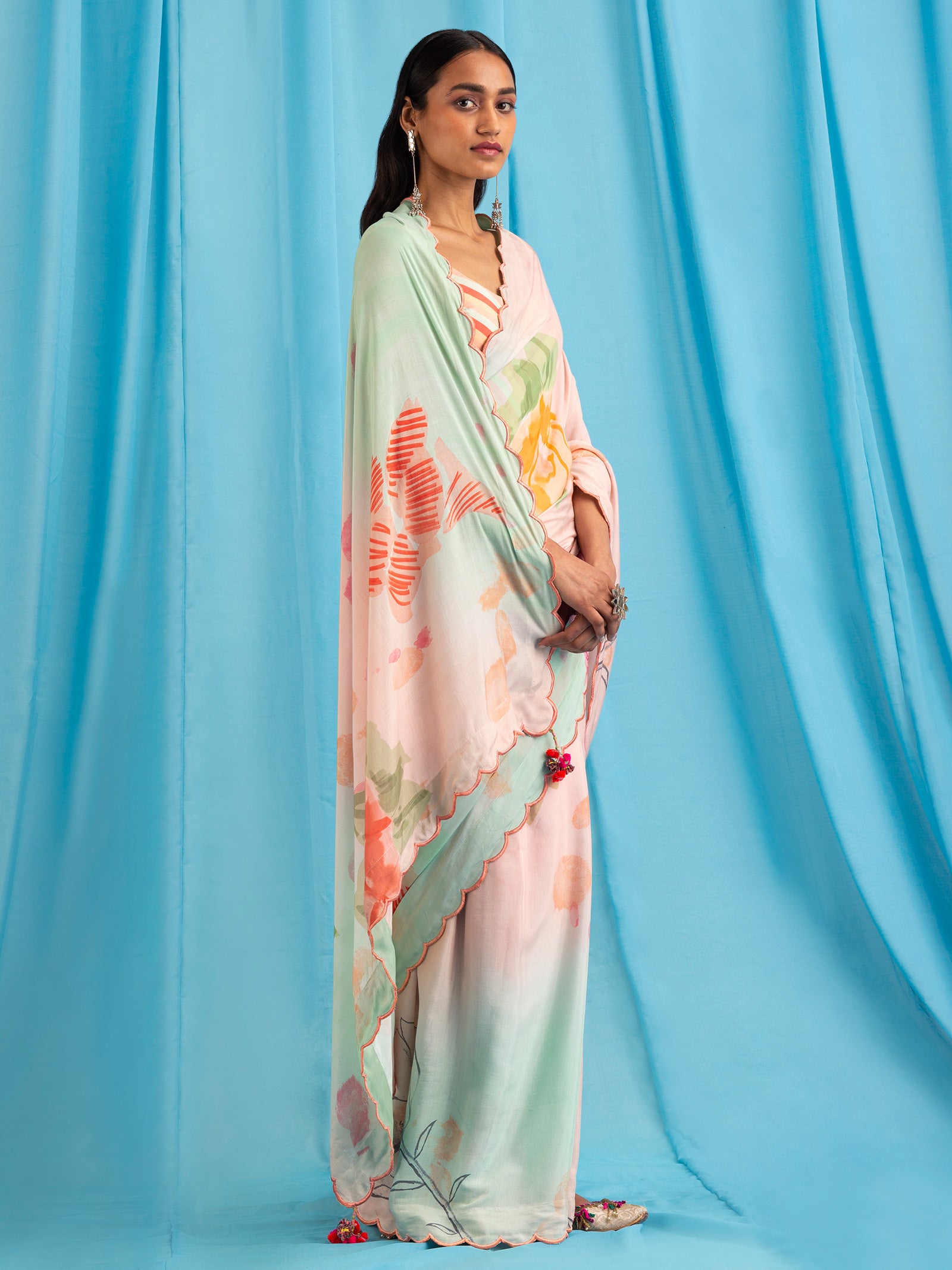 Craya Saree - Green