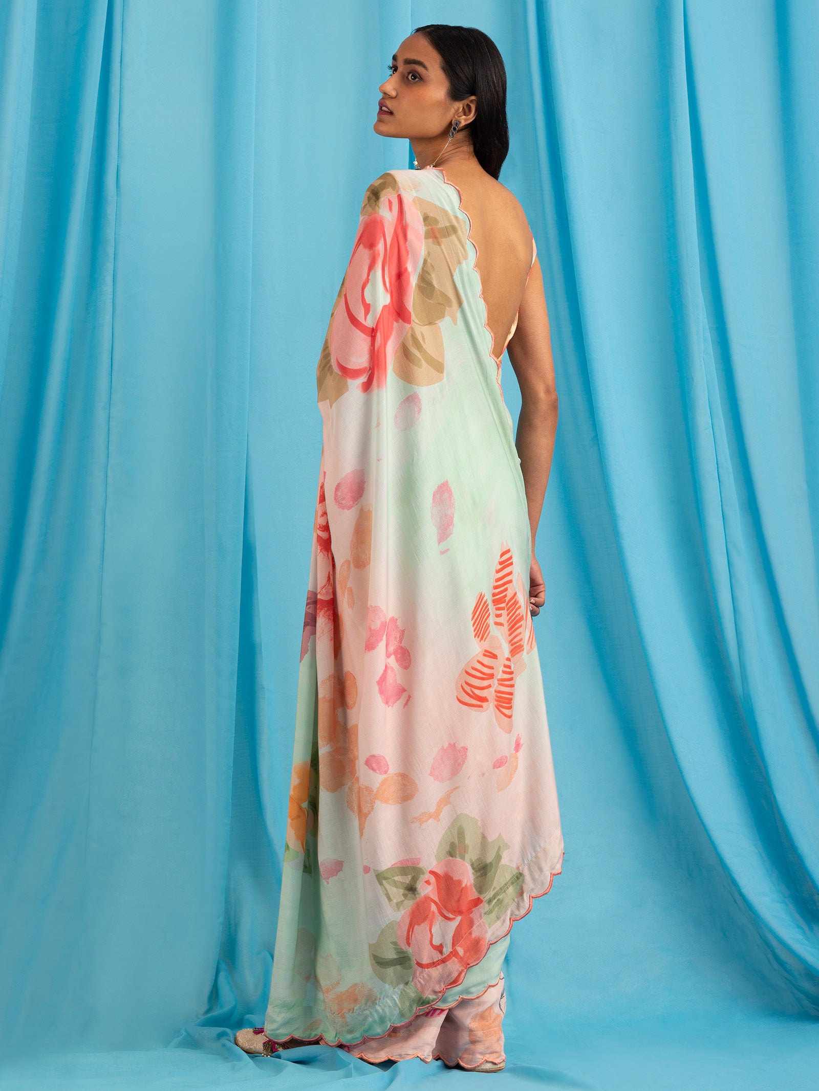 Craya Saree - Green