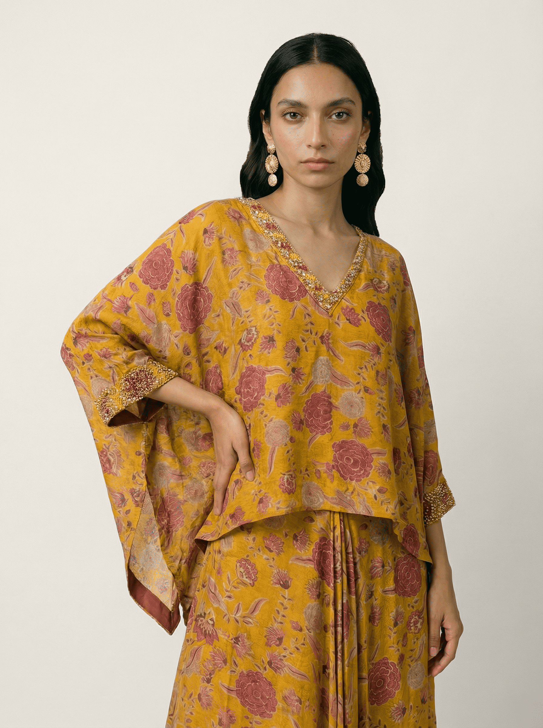 Gulbano Skirt Set - Yellow