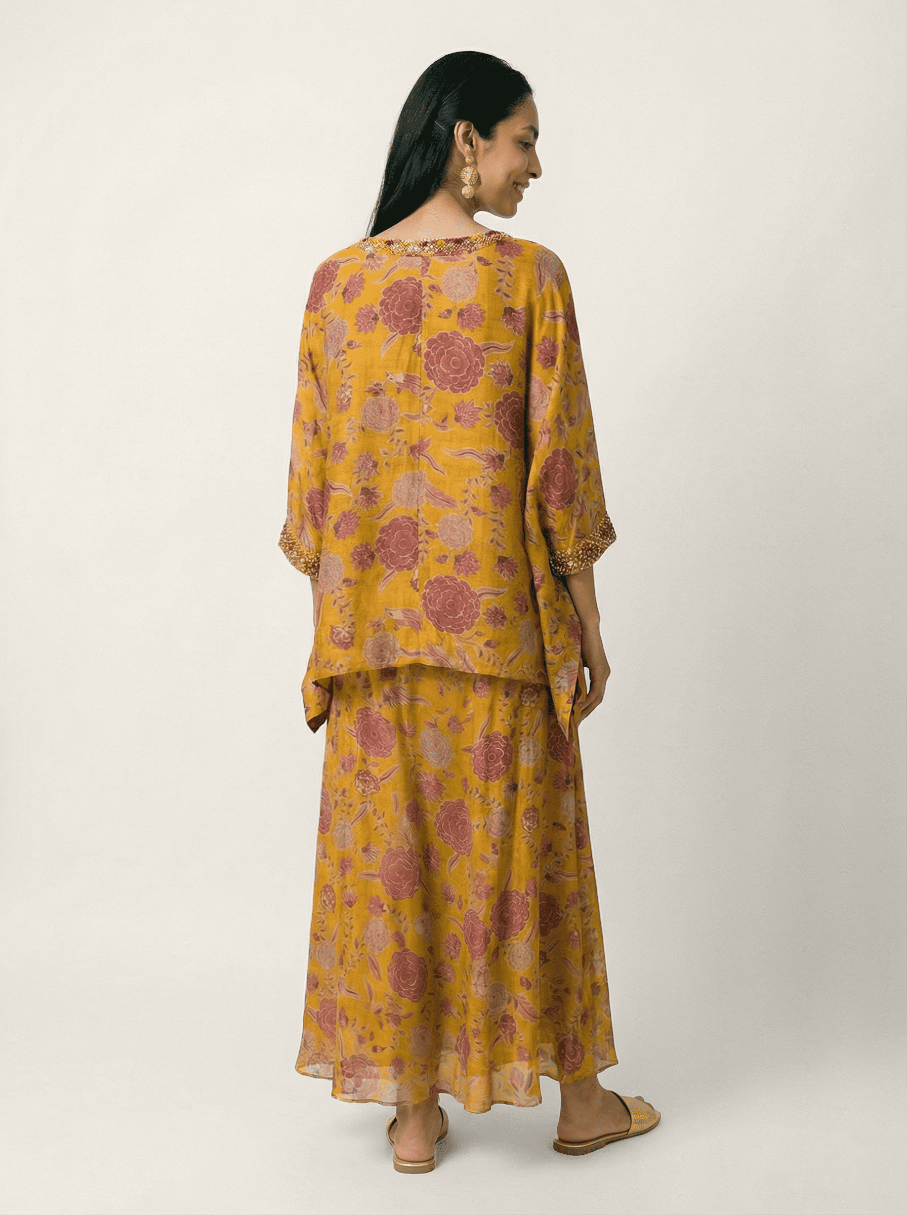 Gulbano Skirt Set - Yellow