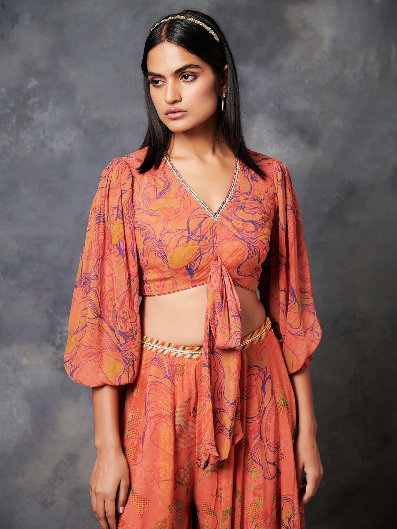 Botanica Co-ord Set - Orange