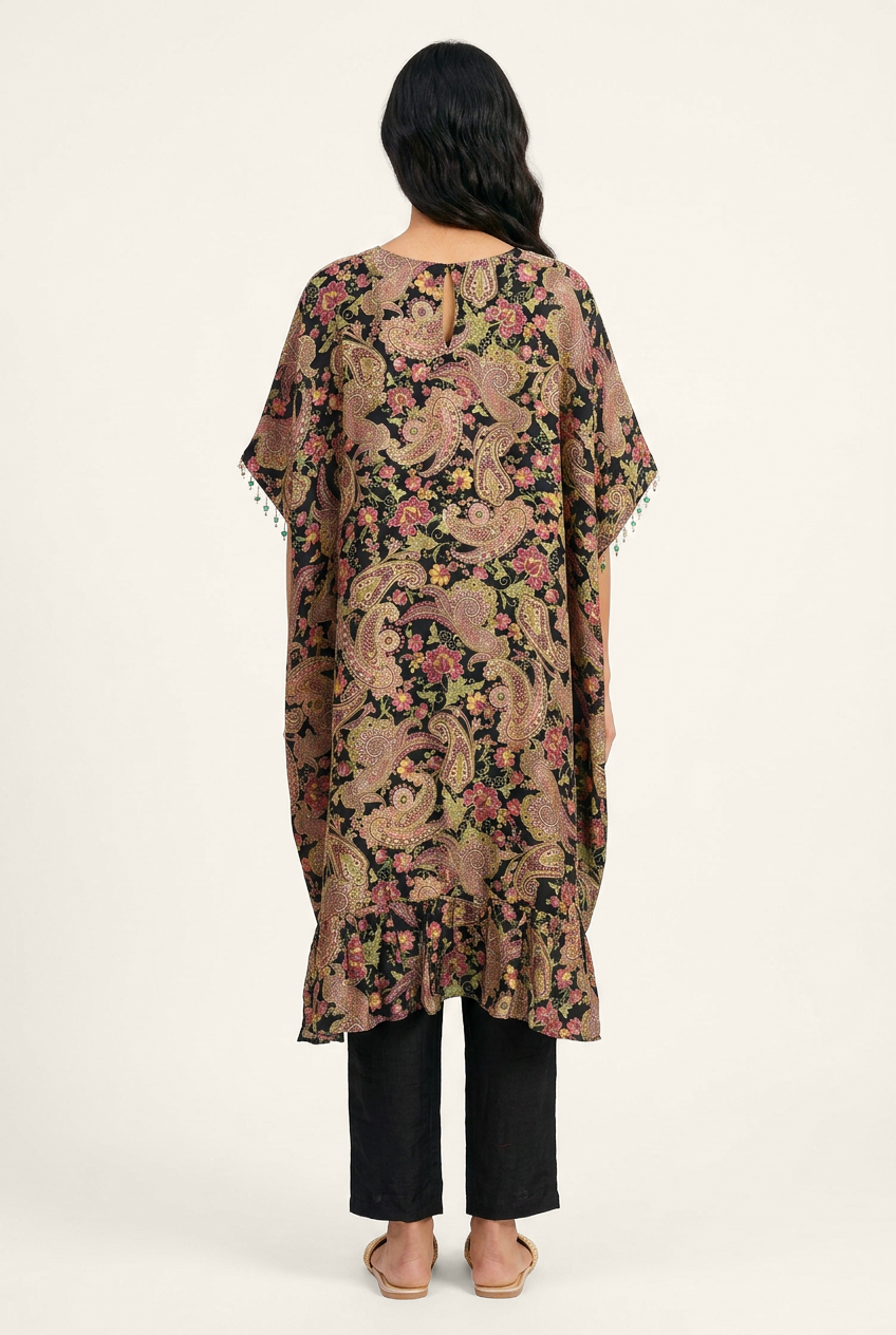 Gulrez Kurta Set - Black