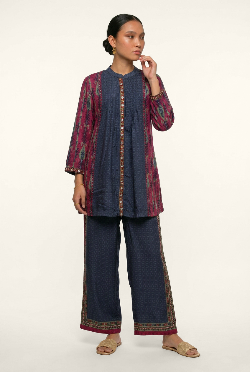 Raveya Co-ord Set - Blue