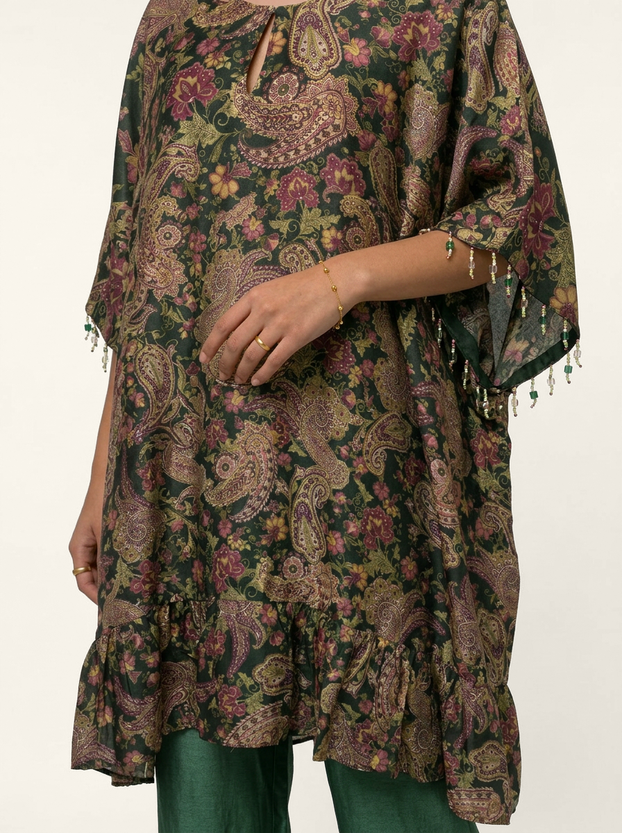 Gulrez Kurta Set - Green