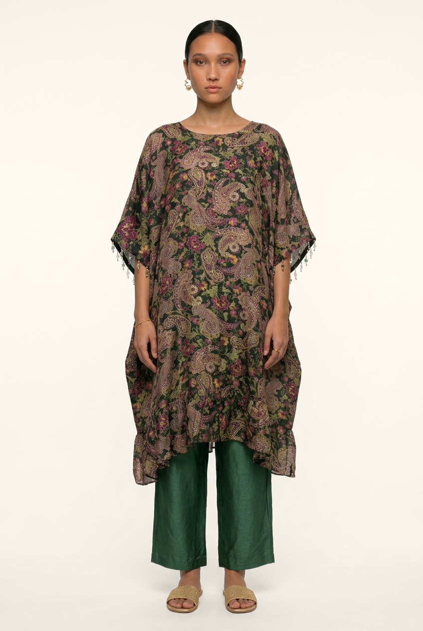 Gulrez Kurta Set - Green