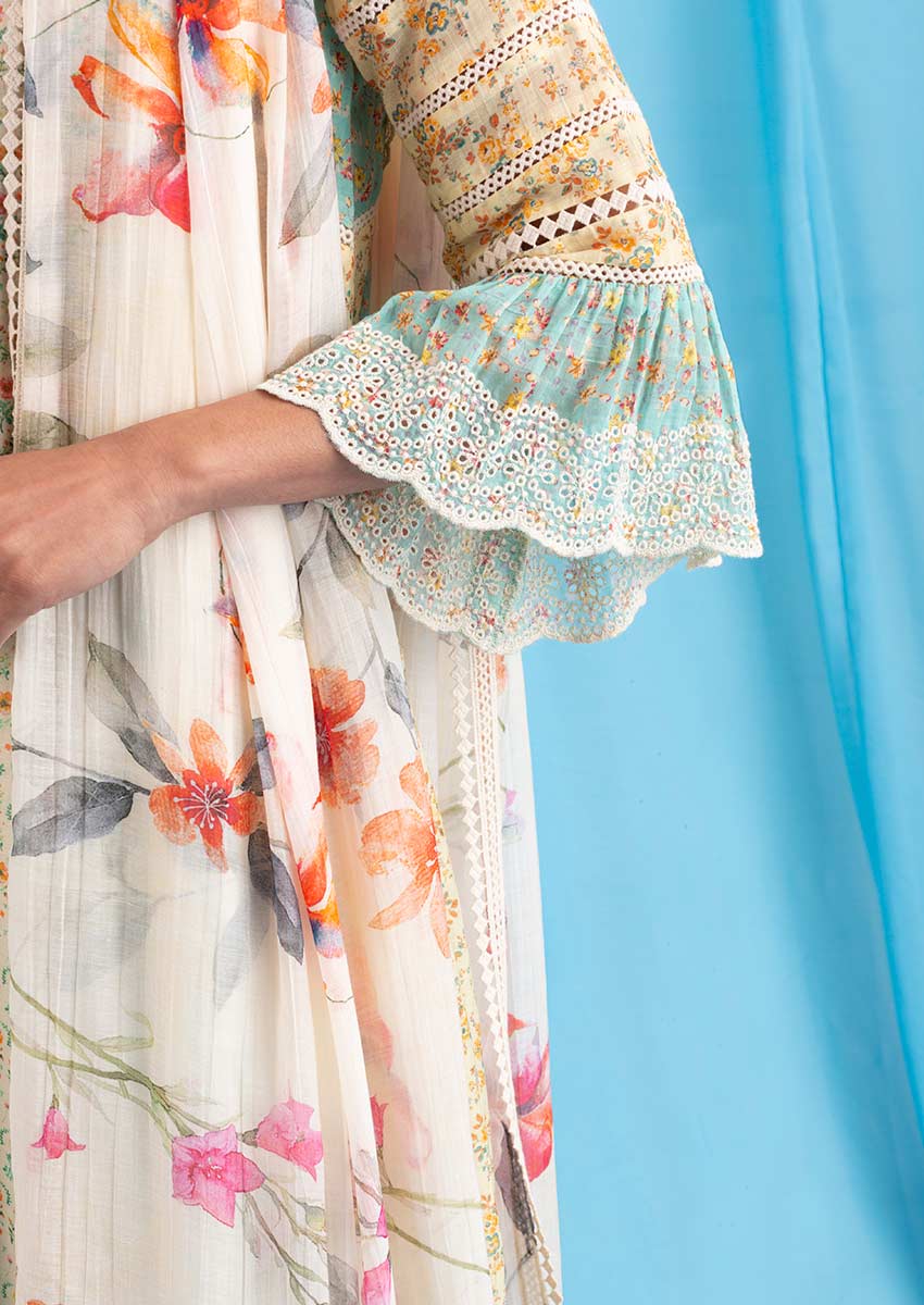 Rumani Kurta Set - Multicoloured