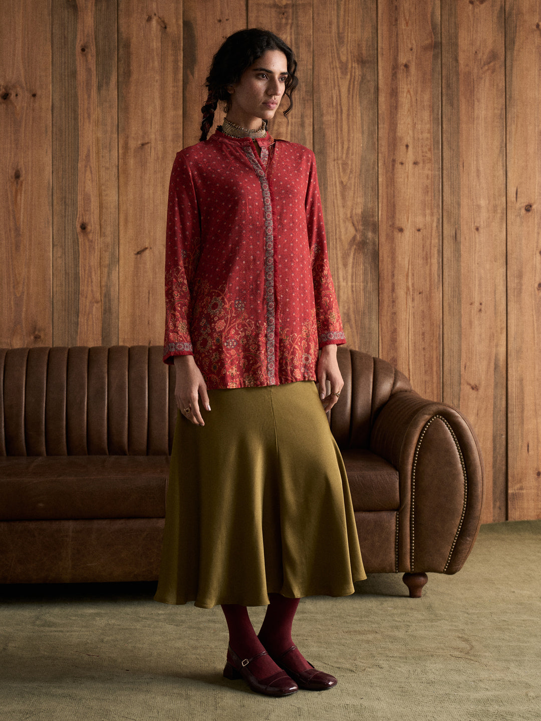 Velora Top - Maroon
