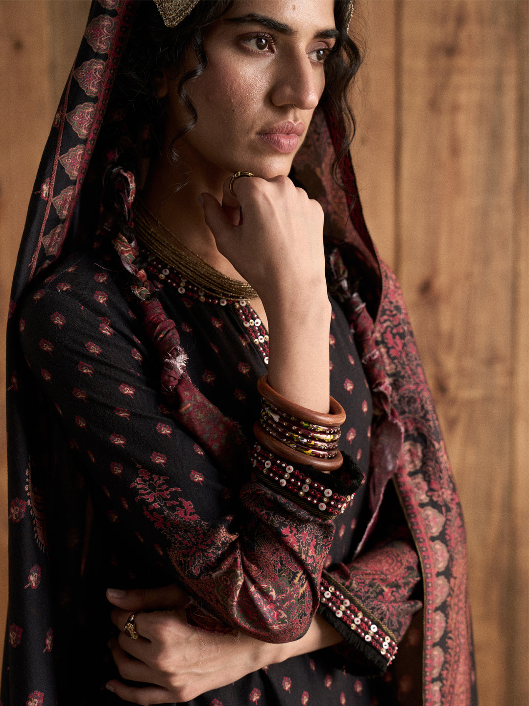 Sahira Kurta Set - Black