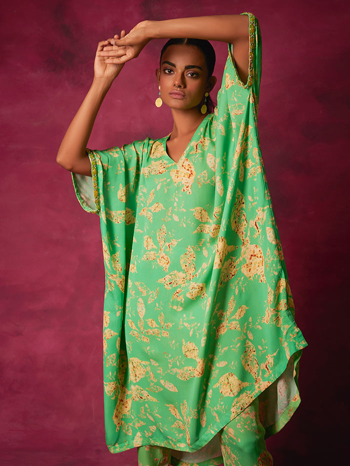 Kaftan Kurta & Pant Set | Shop Saundh
