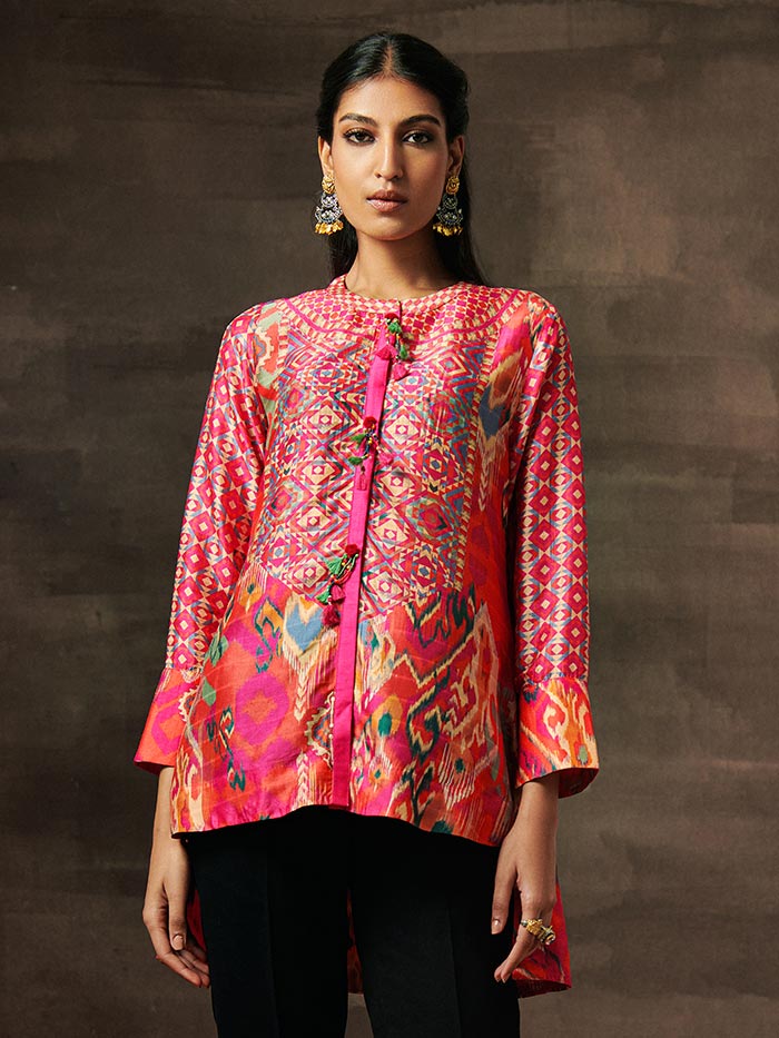 Ikat Printed Top | Shop Saundh