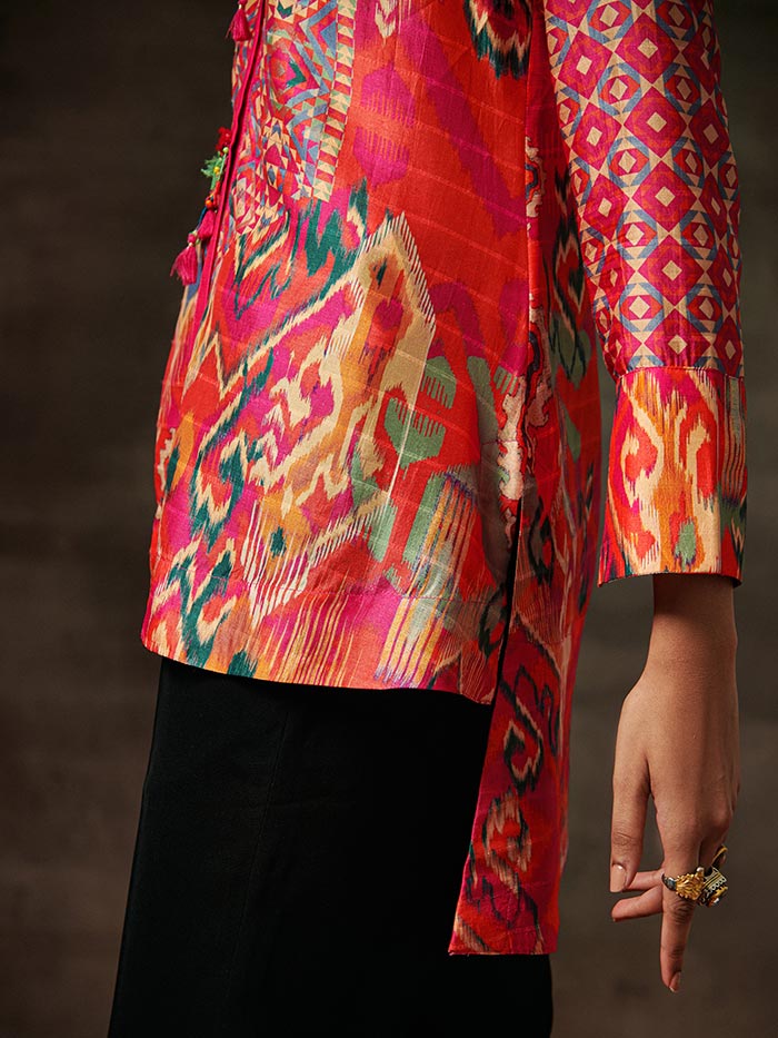 Ikat Printed Top | Shop Saundh