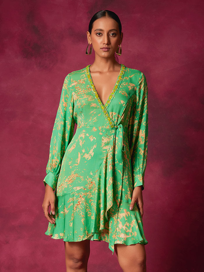 Short Frilled Dress | Shop Saundh