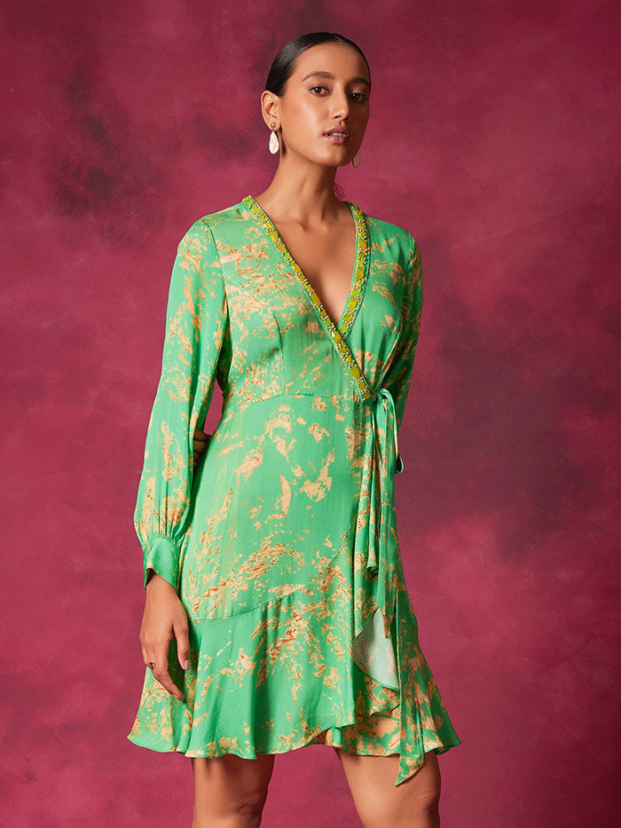 Short Frilled Dress | Shop Saundh