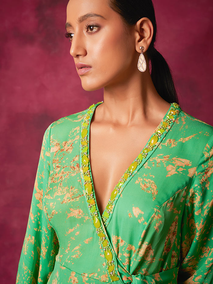 Short Frilled Dress | Shop Saundh