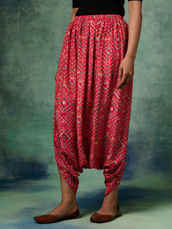 Red Zouave Pants | Shop Saundh
