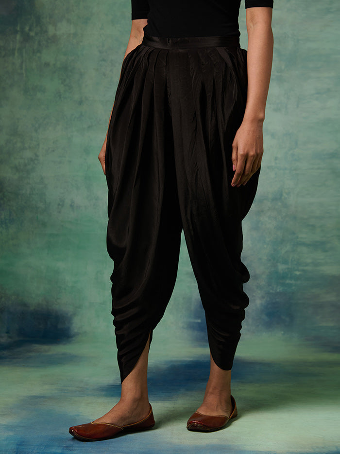Black Dhoti Pants | Shop Saundh