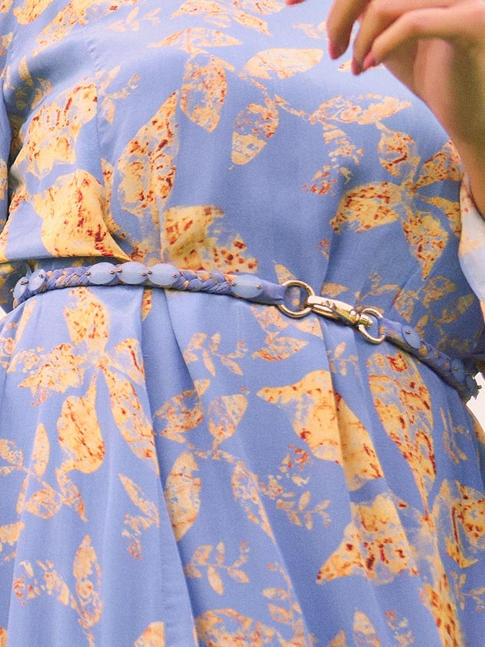 Purple Embellished Belt | Shop Saundh