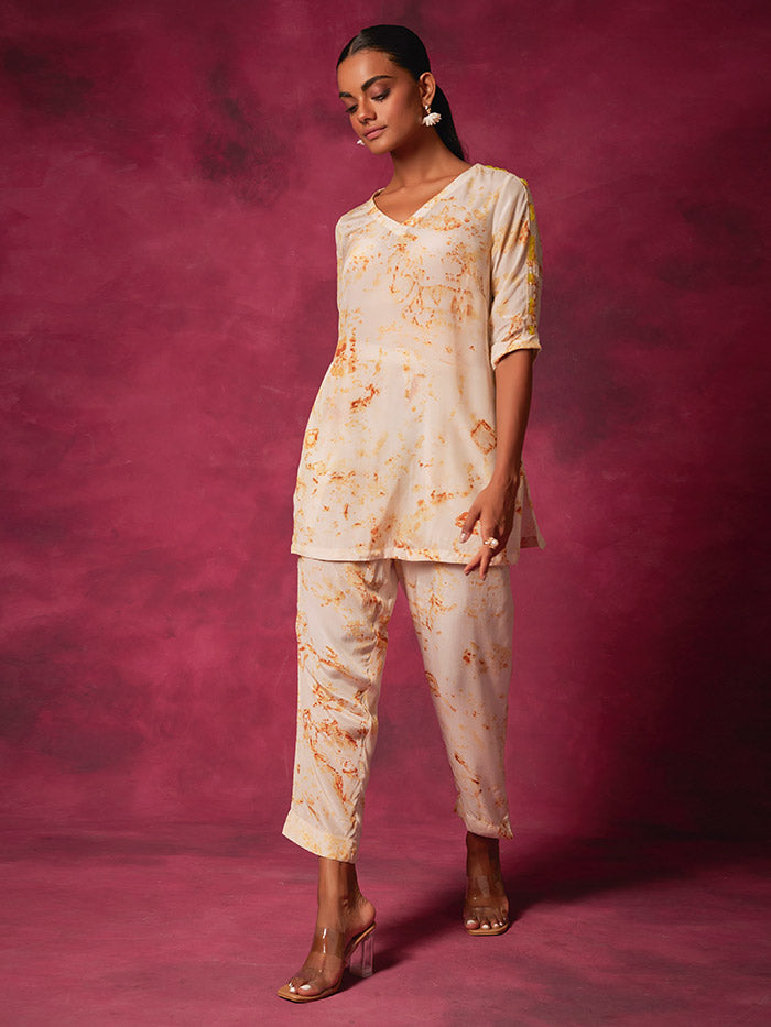 Off White Co-Ord Set | Shop Saundh