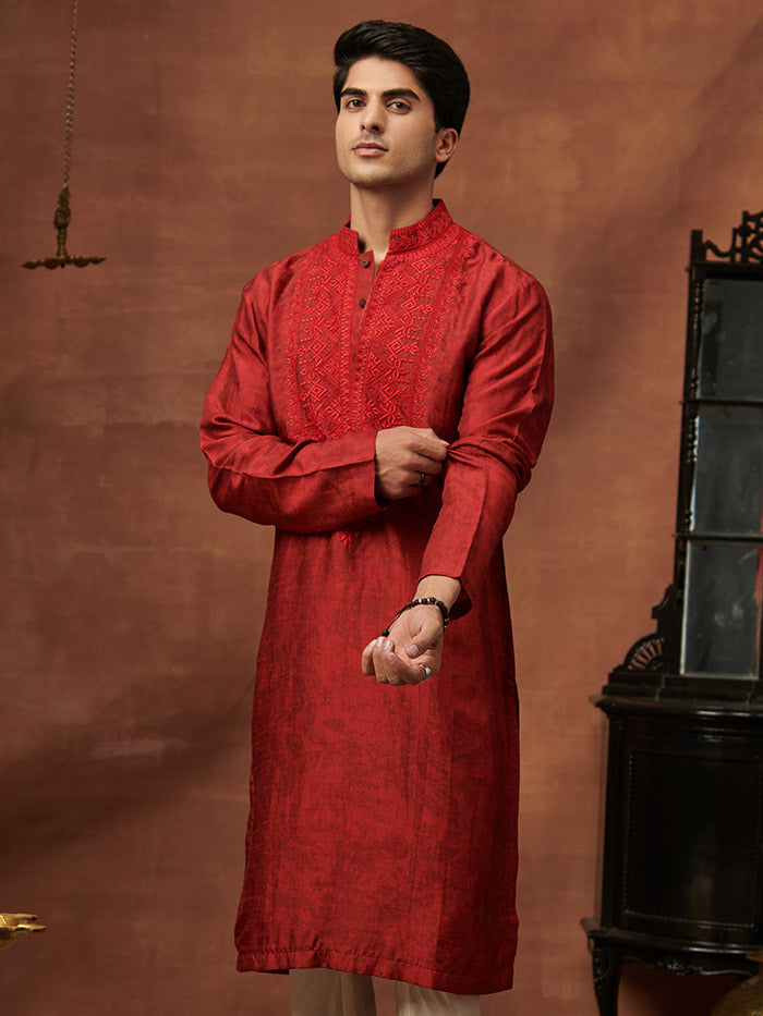 Red Kurta | Shop Saundh