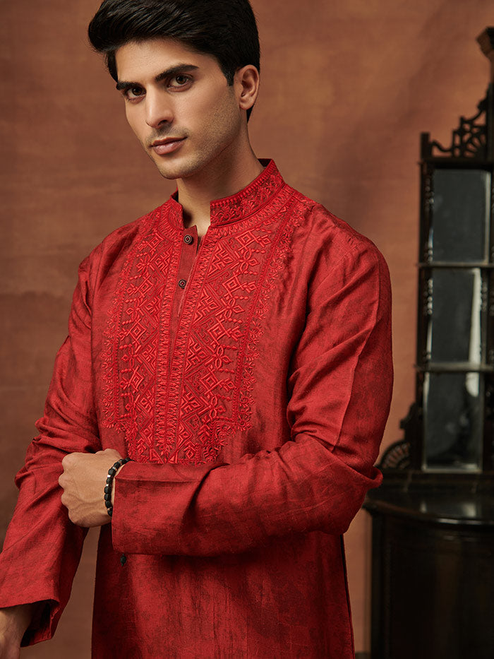 Red Kurta | Shop Saundh