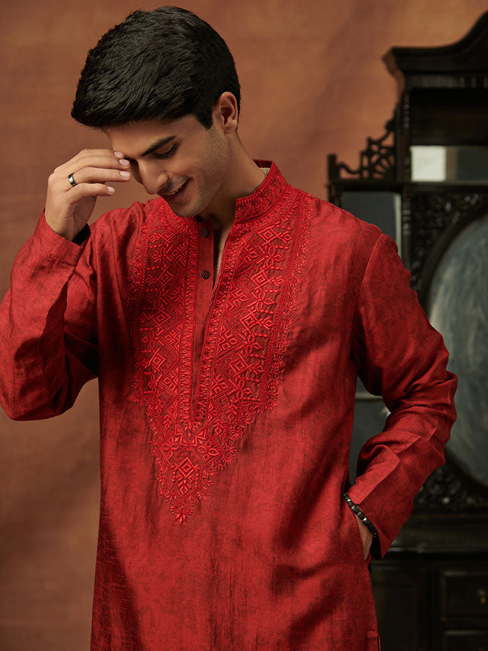 Red Kurta | Shop Saundh