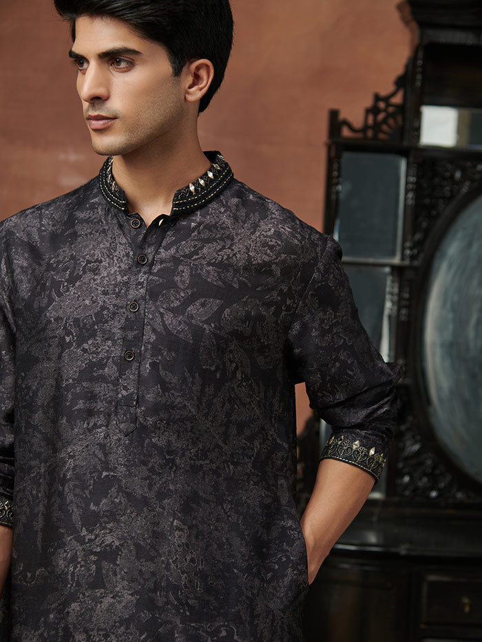 Black Kurta | Shop Saundh Man
