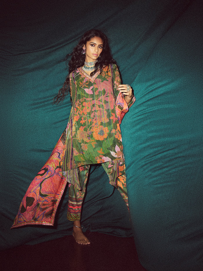 Orange Kurta Set | Shop Saundh