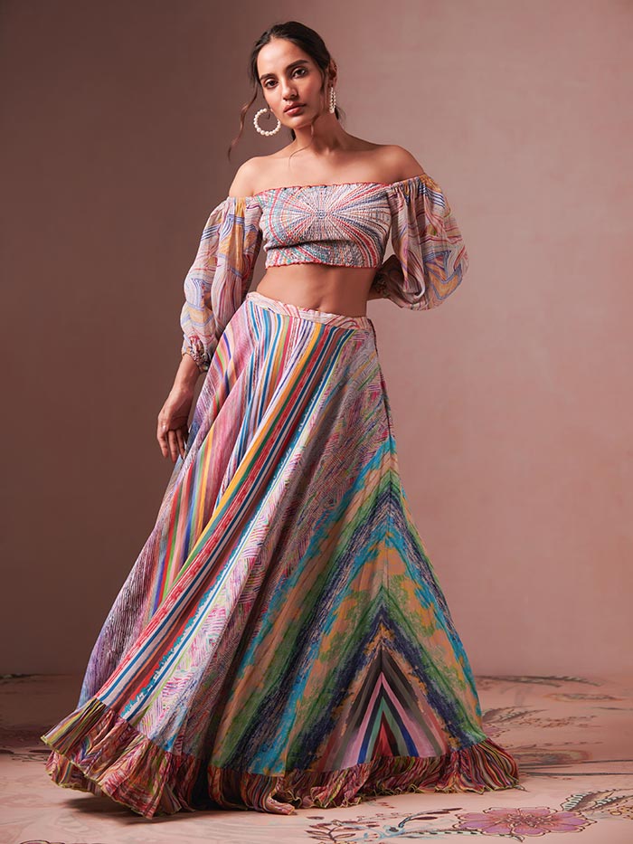 Sky Blue Lehenga Set | Shop Saundh