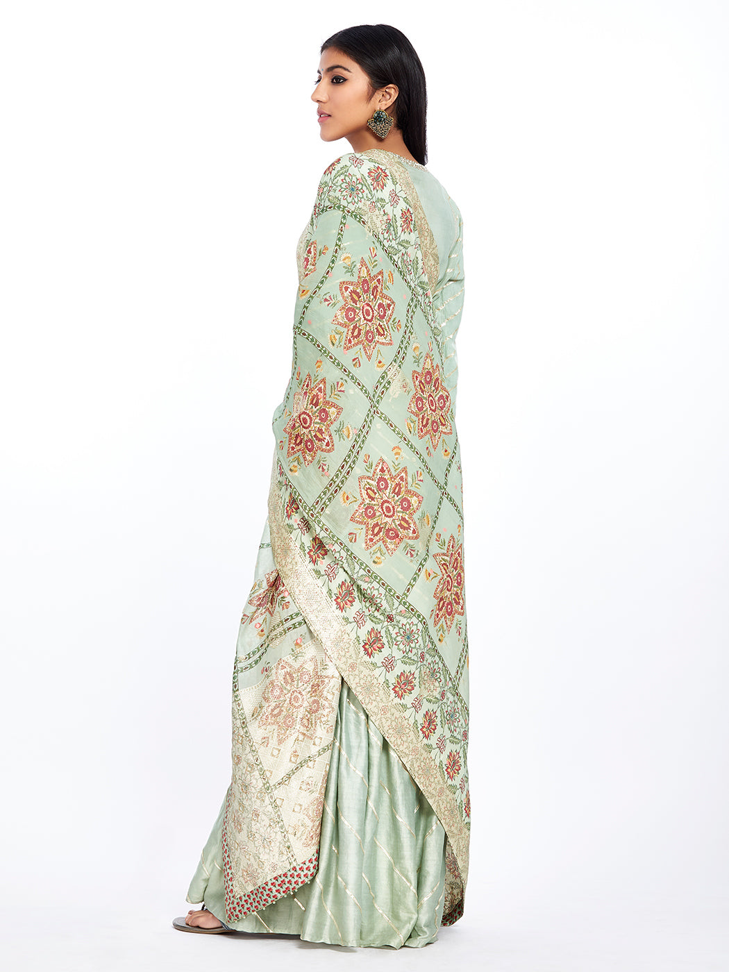 Suzandori Mint Kurta Set