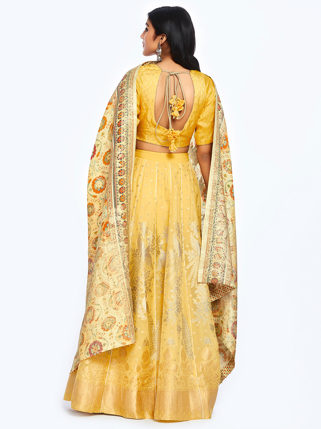 Yellow Suzandori Lehenga | Shop Saundh