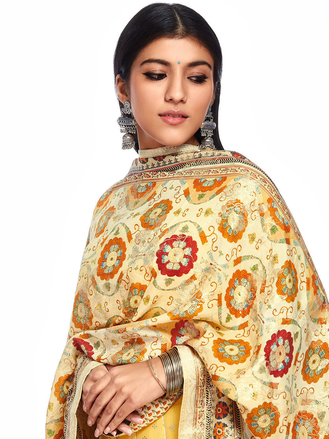 Yellow Suzandori Lehenga | Shop Saundh