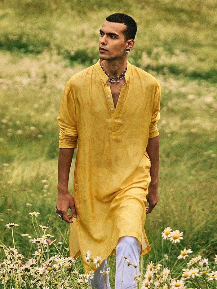 Mustard Kurta | Shop Saundh Man