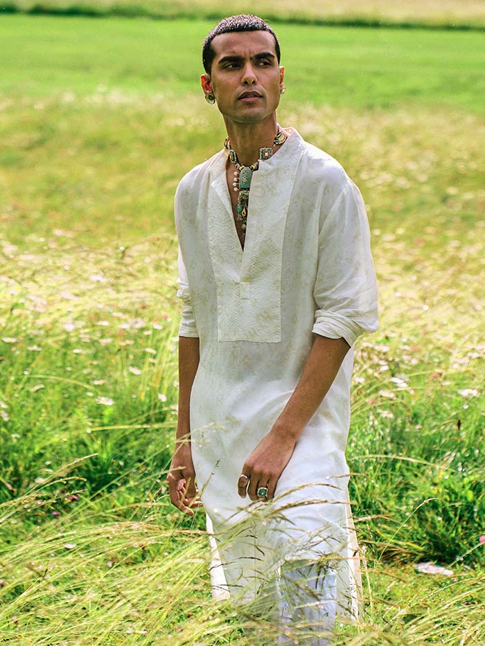 Ivory Kurta | Shop Saundh Man