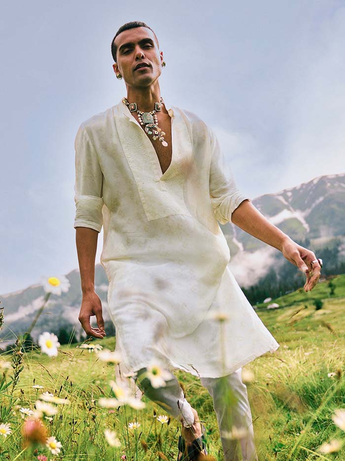 Ivory Kurta | Shop Saundh Man