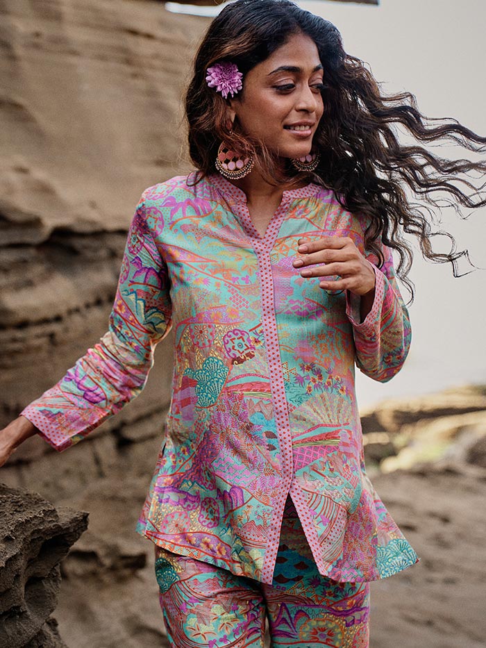 Roma Printed Co-ord Set | Shop Saundh