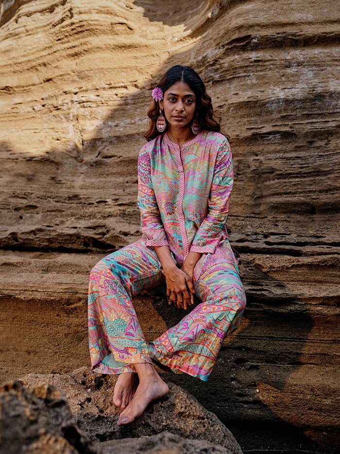 Roma Printed Co-ord Set | Shop Saundh