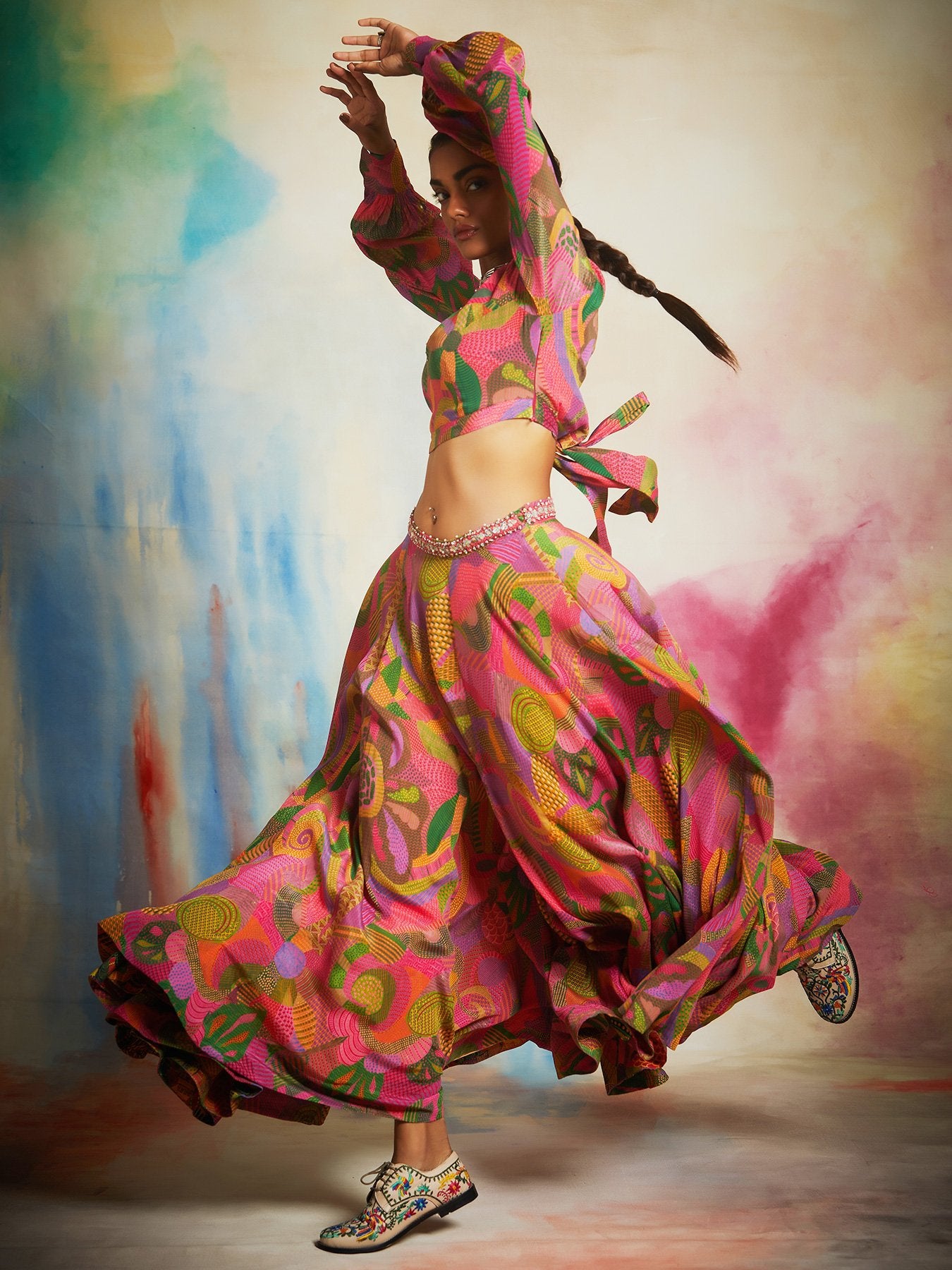 Gond Lehenga Extra Small