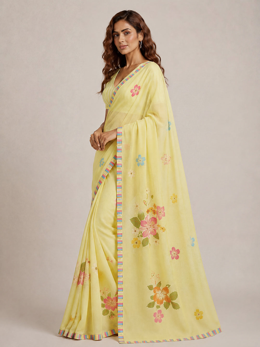 Tahira saree -Pistachio green