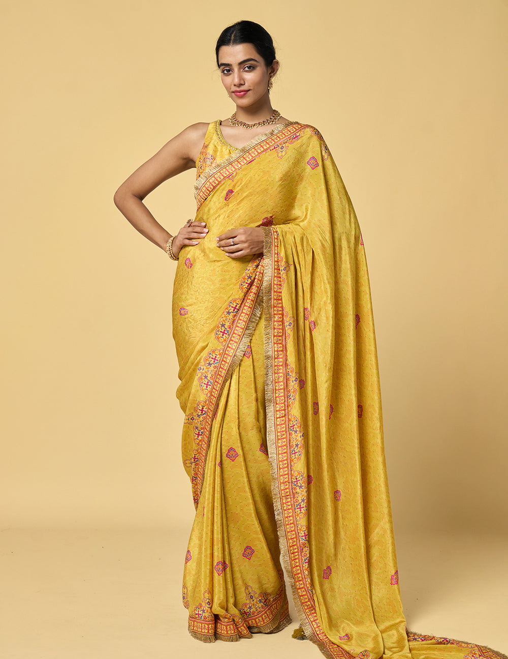 Aranya Saree - Yellow