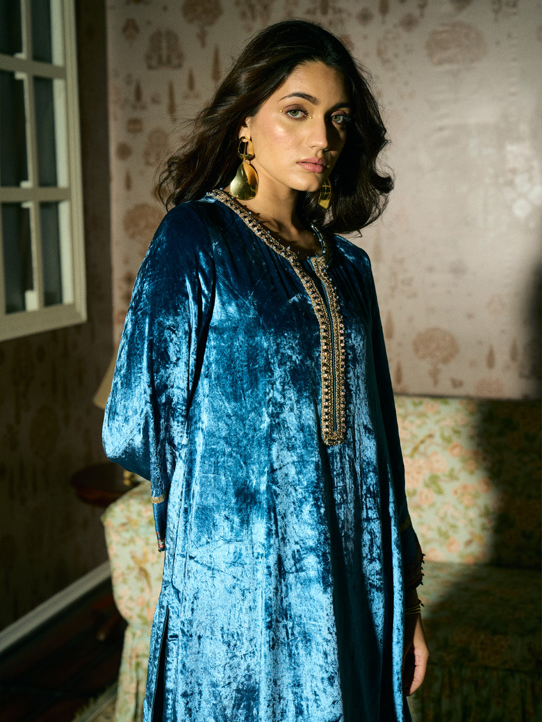 Nuksat Kurta Set - Blue