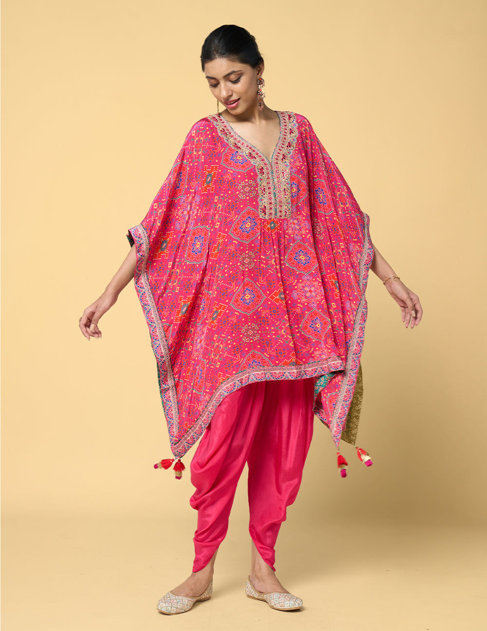Gulzar Kurat Set - Pink